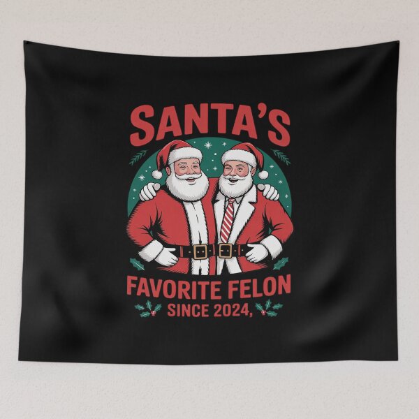 Item preview, Santa’s Favorite Felon Matching Trump  designed and sold by Charidana.