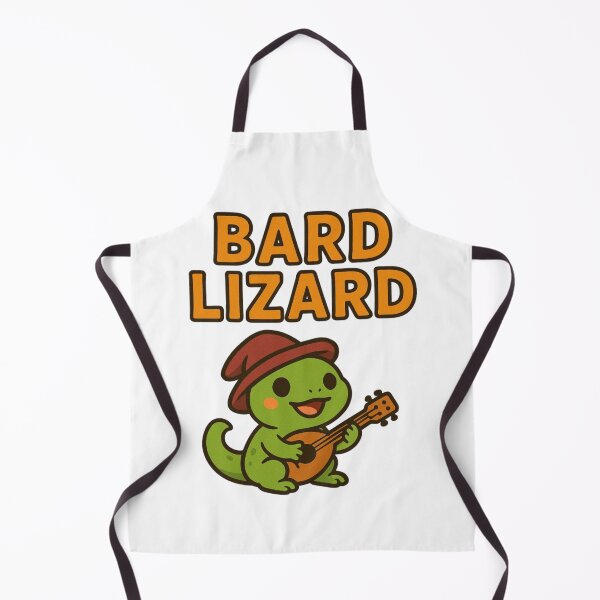 Item preview, ? Bard Lizard – Funny Fantasy Music Reptile Design ? designed and sold by TotemTales.