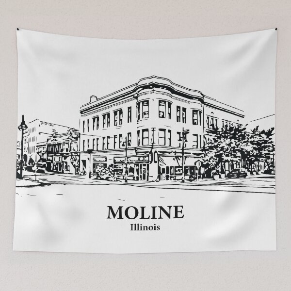 Item preview, Moline - Illinois designed and sold by Lakeric Cityscapes.