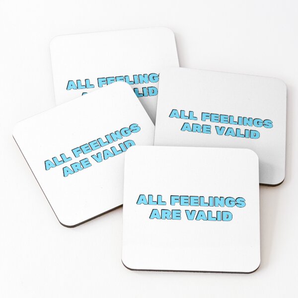Item preview, All Feelings Are Valid - self care affirmations designed and sold by Inspirationmotivation.