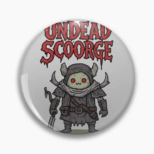 Item preview, Undead Scoorge Sticker | Cute Chibi Dark Fantasy Horror RPG Aesthetic designed and sold by DreamyChaos.