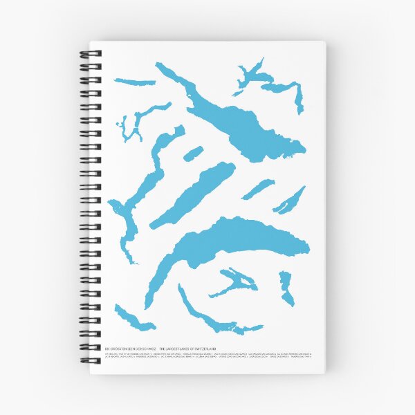 Item preview, The Largest Lakes of Switzerland (with names) designed and sold by abroadland.