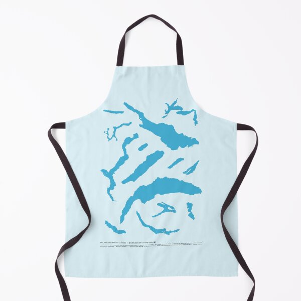 Item preview, The Largest Lakes of Switzerland (with names) designed and sold by abroadland.