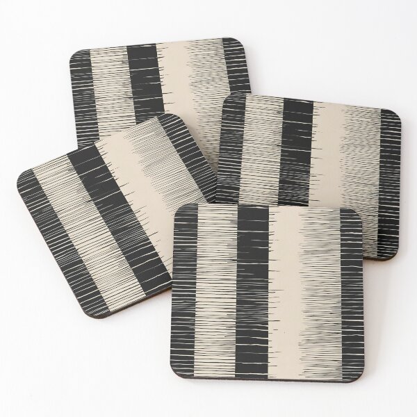 Item preview, Monochrome Hatching Stripe Repeat 1 designed and sold by Tom-Johnson.