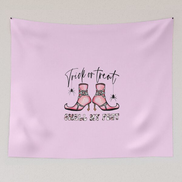 Item preview, Trick or Treat smell my feet designed and sold by NettiesWallArt.