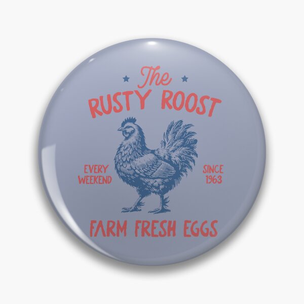 Item preview, The Rusty Roost – Farm Fresh Eggs | Country Farmhouse Rooster Design designed and sold by CloverBend.