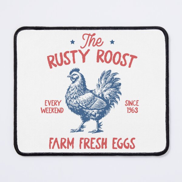 Item preview, The Rusty Roost – Farm Fresh Eggs | Country Farmhouse Rooster Design designed and sold by CloverBend.