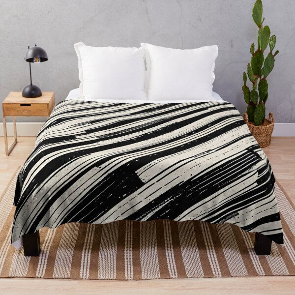 Item preview, Monochrome Hatching Stripe Repeat 3 designed and sold by Tom-Johnson.