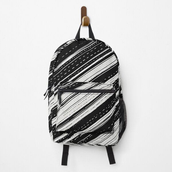 Item preview, Monochrome Hatching Stripe Repeat 4 designed and sold by Tom-Johnson.
