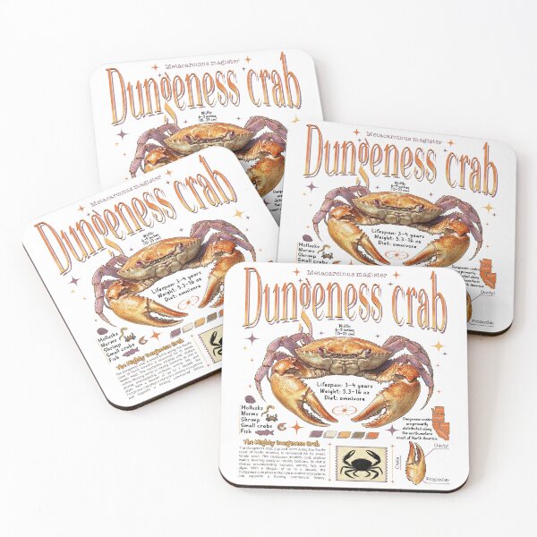 Item preview, Anatomy Dungeness Crab - Ocean Knowledge designed and sold by AShanDome.