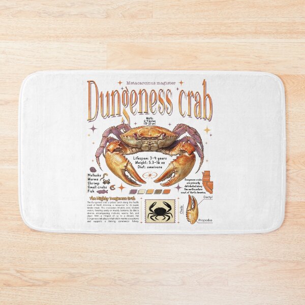 Item preview, Anatomy Dungeness Crab - Ocean Knowledge designed and sold by AShanDome.