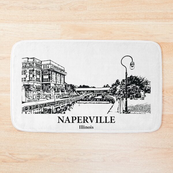 Artikelvorschau, Naperville - Illinois entworfen und verkauft von Lakeric Cityscapes.