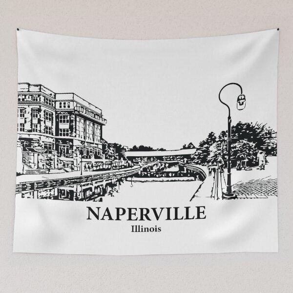 Item preview, Naperville - Illinois designed and sold by Lakeric Cityscapes.