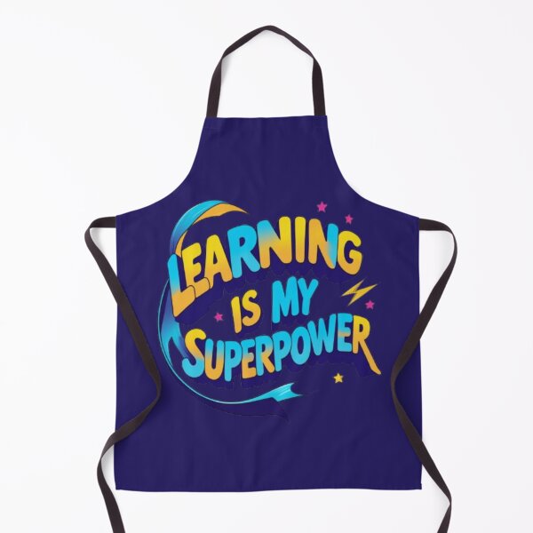 Item preview, Learning Is My Superpower – Motivational Education Quote designed and sold by Lazy Planet.