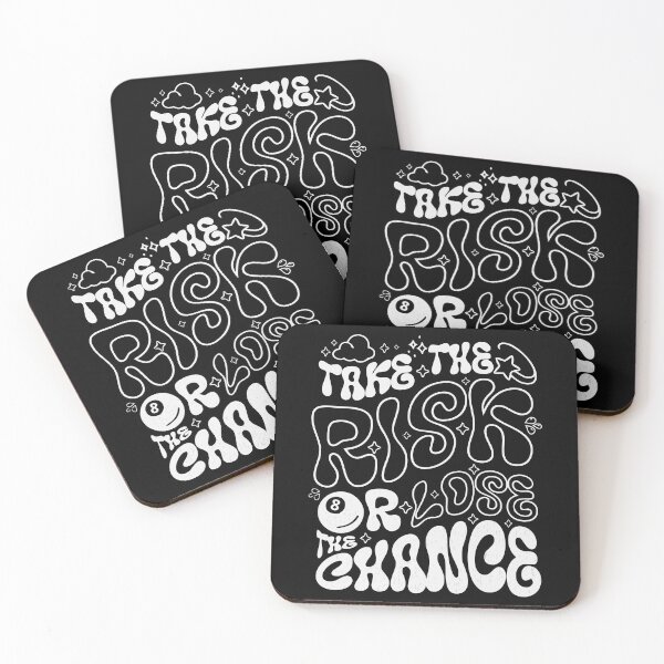 Item preview, Drippy typography - Take the risk or lose the chance designed and sold by trengeee.