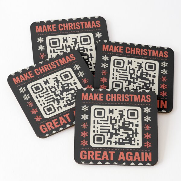 Item preview, Trump Make Christmas Great Again QR Trump Dancing Code  designed and sold by Charidana.