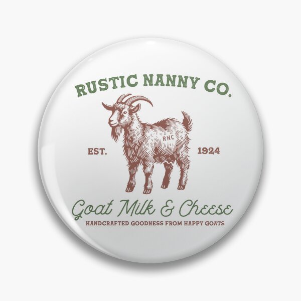 Artikelvorschau, The Rustic Nanny Co. – Ziegenmilch & Käse | Farmhouse Country Goat Design entworfen und verkauft von CloverBend.