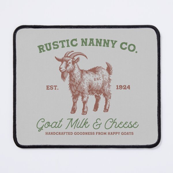 Item preview, The Rustic Nanny Co. – Goat Milk & Cheese | Farmhouse Country Goat Design designed and sold by CloverBend.