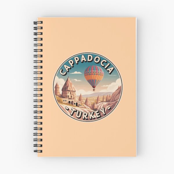 Item preview, Cappadocia Turkey Hot Air Balloon Sticker – Vintage Travel Badge designed and sold by Timeless Design.