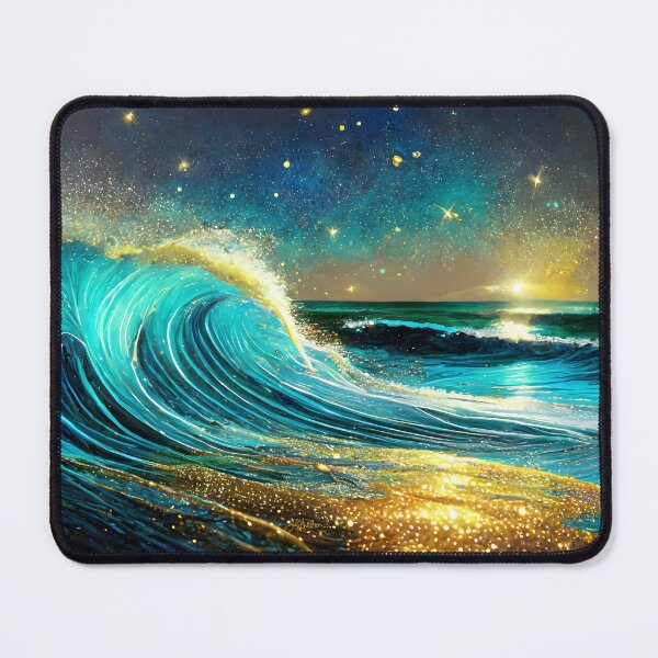 Item preview, Glittering Divergent Ocean Current designed and sold by Lee Hiller Designs.