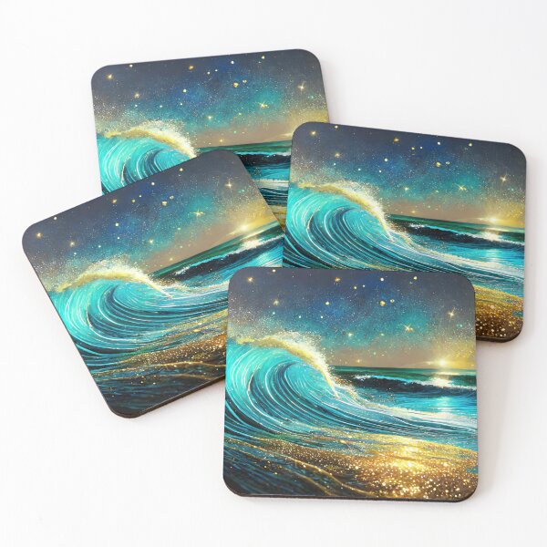 Item preview, Glittering Divergent Ocean Current designed and sold by Lee Hiller Designs.