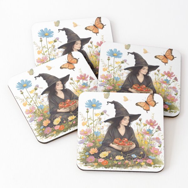 Item preview, Tomato Witch | Whimsical Magical Illustration designed and sold by GoxyVision.