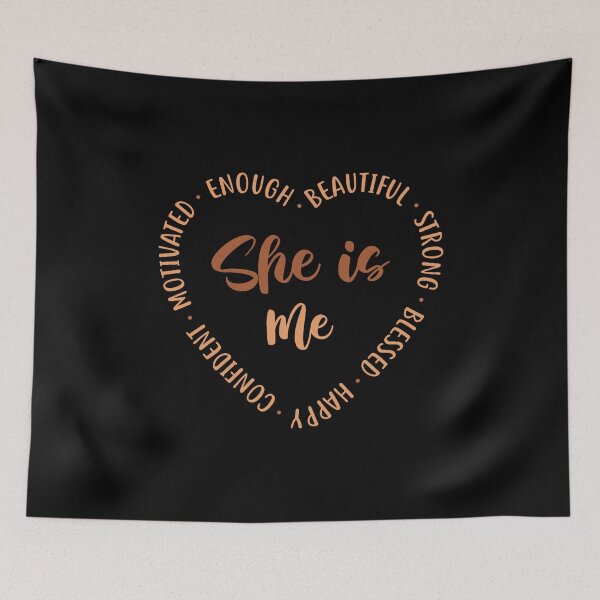 Item preview, She is Me Heart designed and sold by MelanatedWomanPrintDesign.