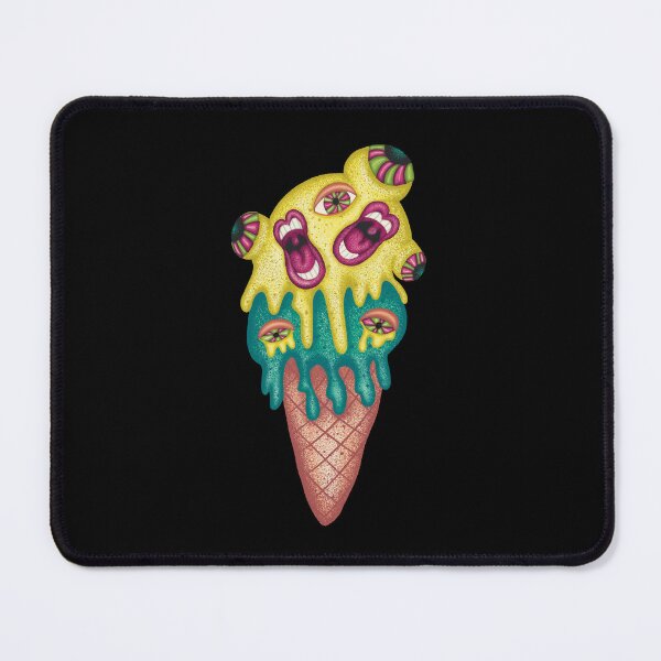 Item preview, Hand Drawn Psychedelic Trippy Ice Cream Cone designed and sold by InkyOdyssey.