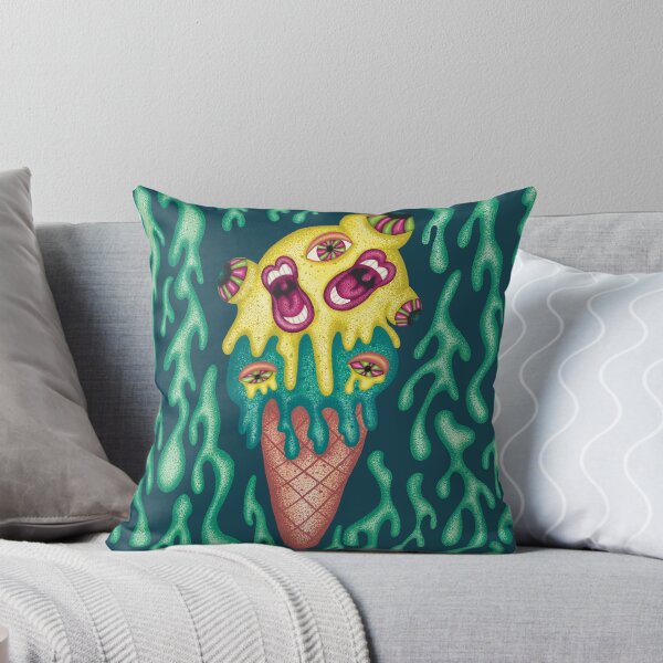 Item preview, Hand Drawn Psychedelic Trippy Ice Cream Cone designed and sold by InkyOdyssey.