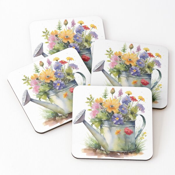 Item preview, Wildflowers in a watering can designed and sold by Pop Top.