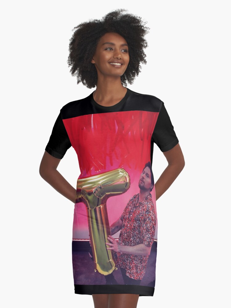 Ricky Dillon Has T Graphic T Shirt Dress Front Ricky Dillon Has T Graphic T Shirt Dress Front