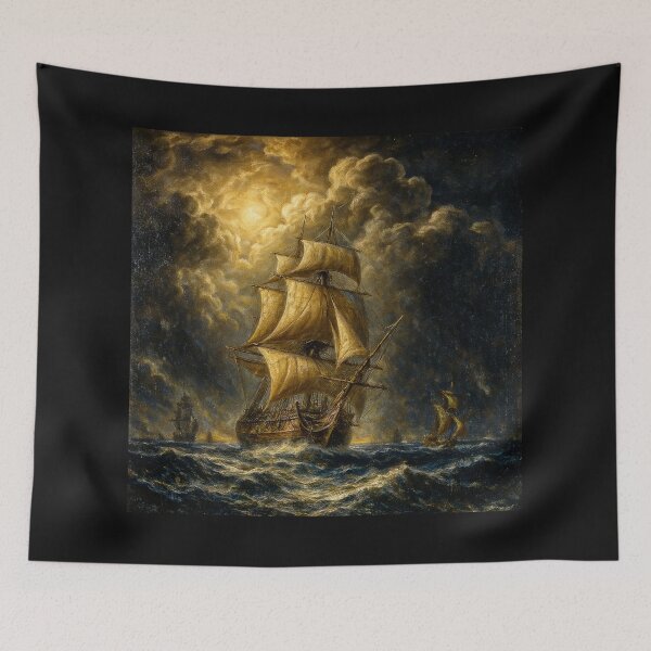 Item preview, Ships against the sea #1 designed and sold by Helios Be. Lavsh.