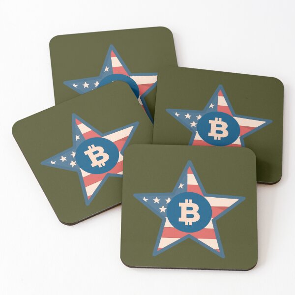 Item preview, Bitcoin Star – USA Flag designed and sold by Stay Orange!.