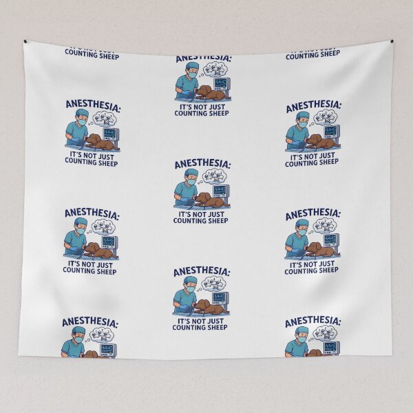 Item preview, Vet life - anesthesia - it’s not just counting sheep designed and sold by Bettybee00.