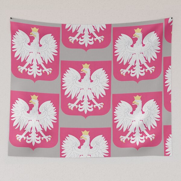 Item preview, Polska Orzeł Biały | Polish Eagle in Red Shield National Emblem designed and sold by ThomasBarna.