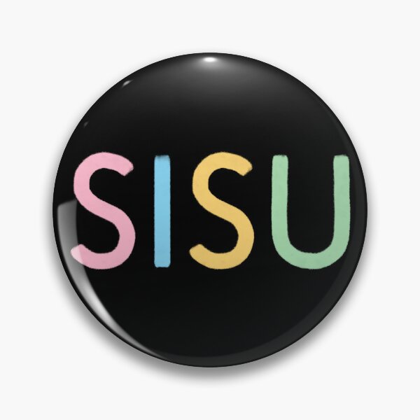 Item preview, SISU Pastel with black background designed and sold by abroadland.