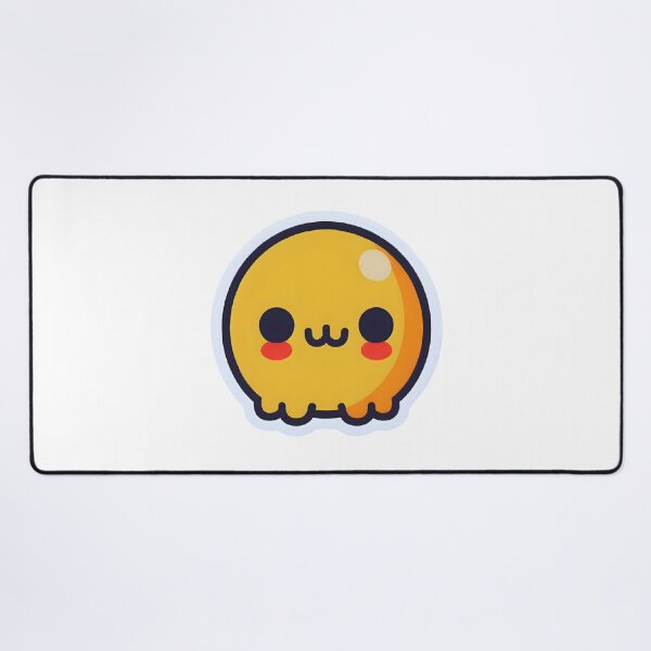 Item preview, Yellow Kawaii Emoji with Squiggly Feet Sticker designed and sold by OsasChild.