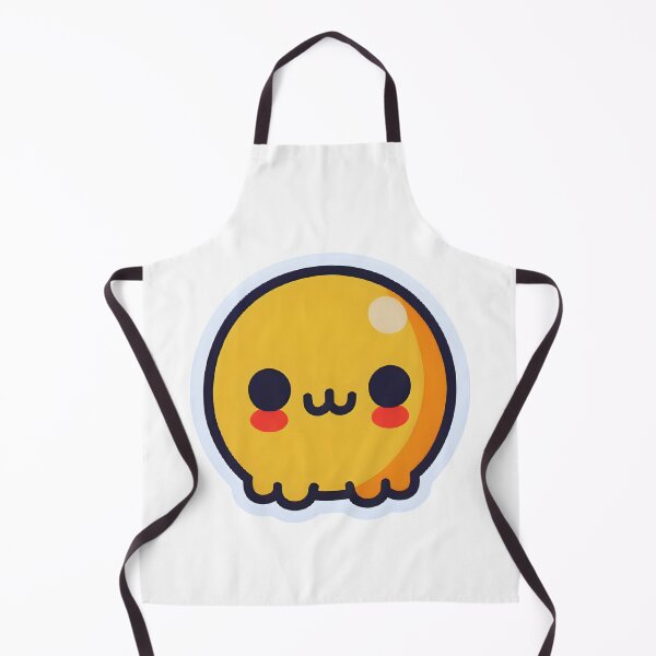 Item preview, Yellow Kawaii Emoji with Squiggly Feet Sticker designed and sold by OsasChild.