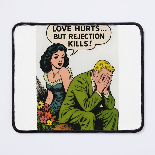 Item preview, love hurts but rejection kills designed and sold by omfardostyle.