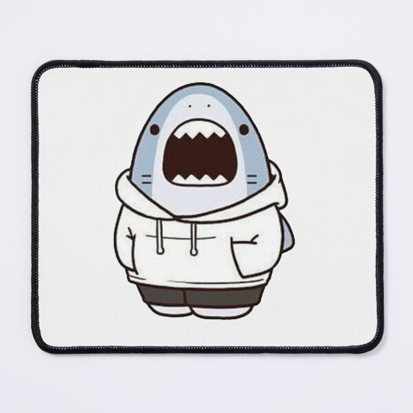 Item preview, Kawaii Shark in Hoodie – Cute Cartoon Style designed and sold by New Dragon.