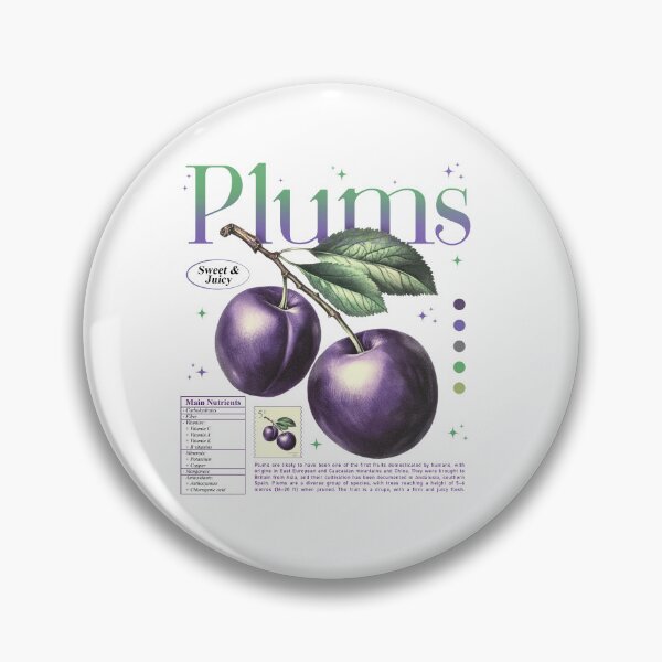 Item preview, Anatomy Fruit Plums designed and sold by AShanDome.
