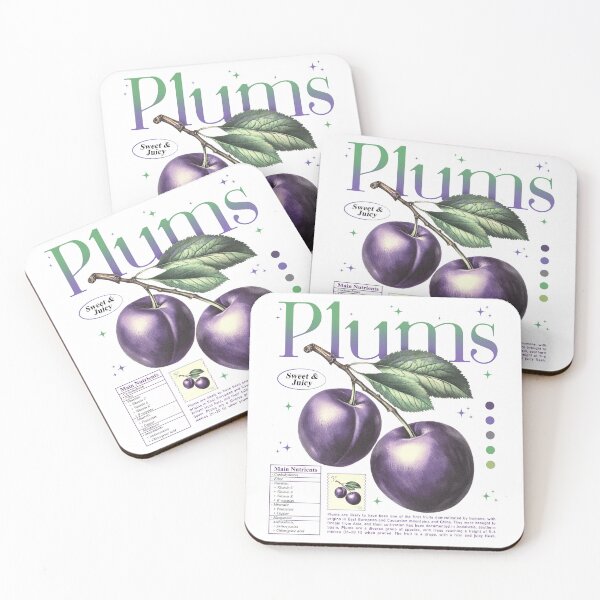 Item preview, Anatomy Fruit Plums designed and sold by AShanDome.