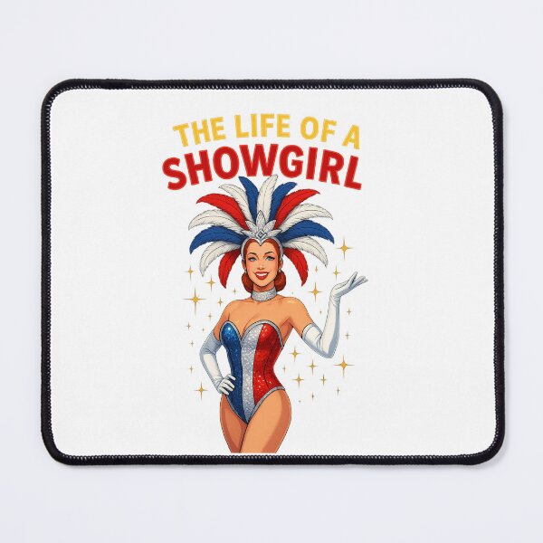 Item preview, The Life of a Showgirl – American Flag Vegas Glamour Design designed and sold by Lunaria Arts.