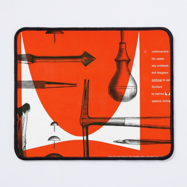 Item preview, Craftsmanship by Herman Miller – Mid-Century Modern Graphic Poster designed and sold by StuckOn-Detroit.