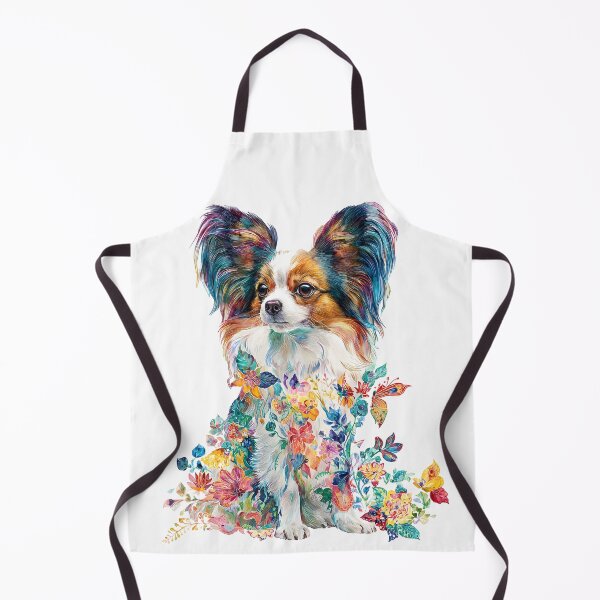 Item preview, Papillon Colorful Cute Floral Sweet Dog designed and sold by tanabe.