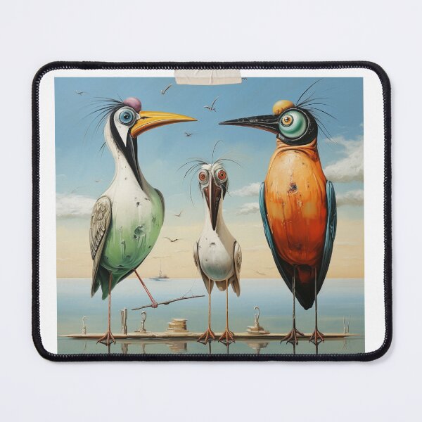 Item preview, Surreal birds group pole standing bizarre strange humorous designed and sold by G-M-Designs.