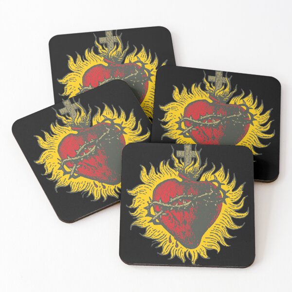 Item preview, Sacred Heart on Fire designed and sold by The Common Tee.