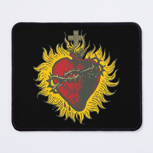 Item preview, Sacred Heart on Fire designed and sold by The Common Tee.