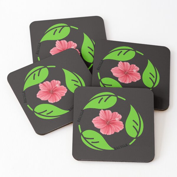 Item preview, Flower with Recycling Symbol – Eco Friendly Design. designed and sold by Aamanyy7789.