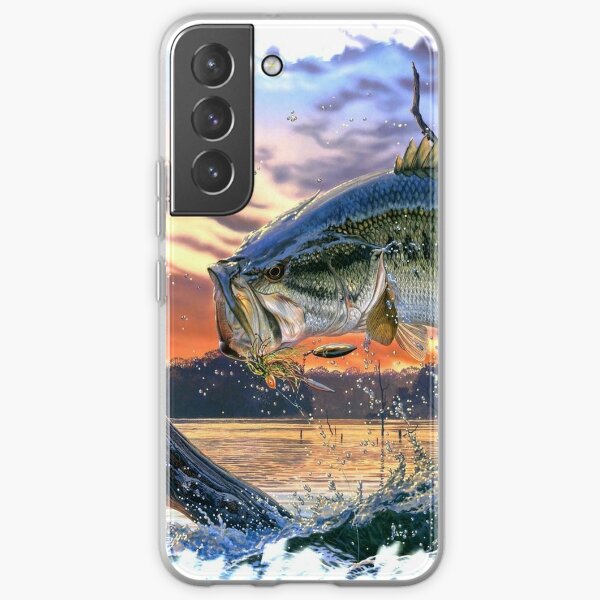 BASS FISHING ANGLER Outdoor Fly Fish Apple iPhone 12 11 Mini Pro Max X Xs 8  7 7 Plus 8 Plus 6/6S Samsung Galaxy S9 S10 Phone Case Cover -  Canada